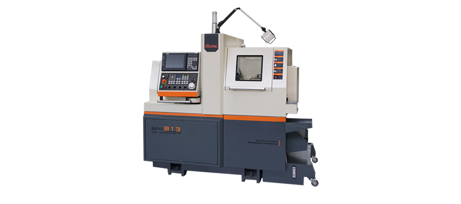 B13 double spindle walking CNC lathe