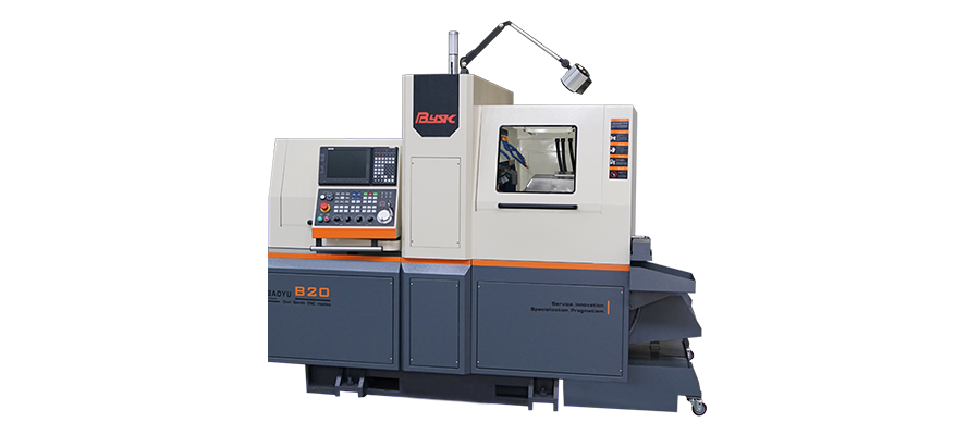 B20 double spindle walking CNC lathe